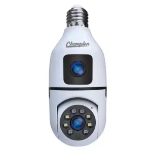 Dual Lens Bulb Holder Camera V380 Pro Apps 1080p full Hd Resulation cctv camera
